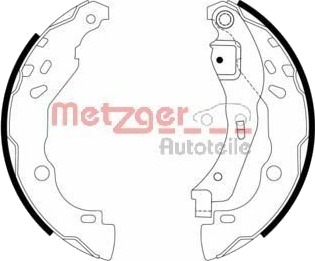 Bremsesko sett METZGER MG 968 Bremsesko sett METZGER MG 968