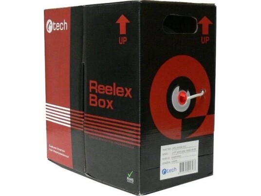 C Tech Kabelis Utp Kabel C5e 305M UTP 5E 305 SO