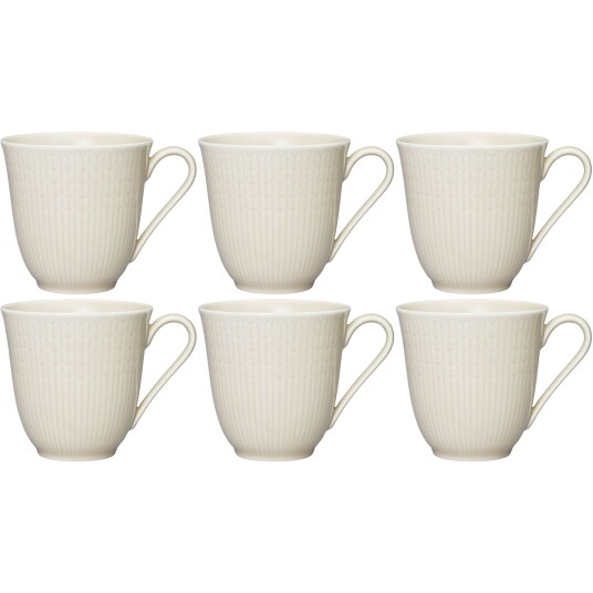 Rörstrand Swedish Grace Krus 30 cl 6 pk Oat Beige