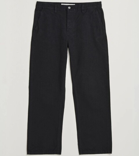 Nudie Jeans Tuff Tony Duck Canvas Pants Black