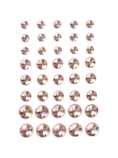 Creativ Company Rhinestones Pink 6-8-10mm 40pcs.