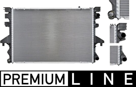 Radiator, motorkjøling MAHLE CR 583 000P