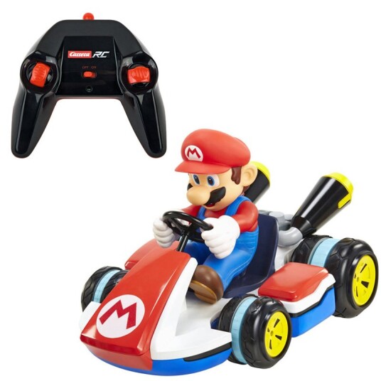 Carrera Mario Kart Radiostyrt Gokart 1:16 med Lyd og 2,4 GHz Teknologi
