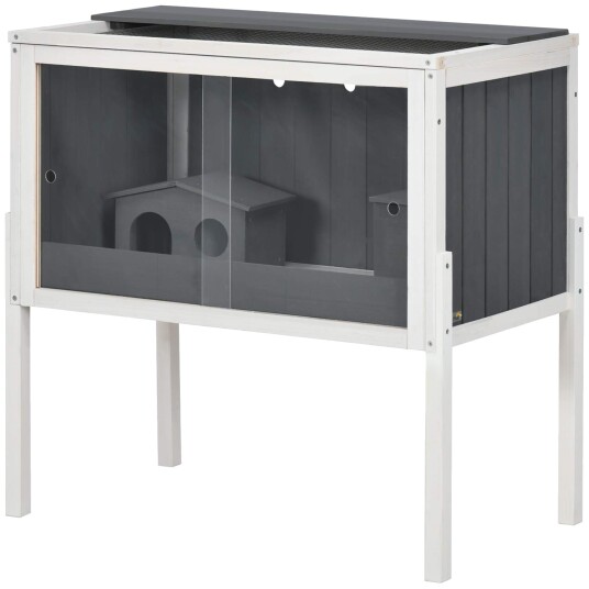Northio Hamsterbur I Tre 82 × 45 × 81 cm Grå