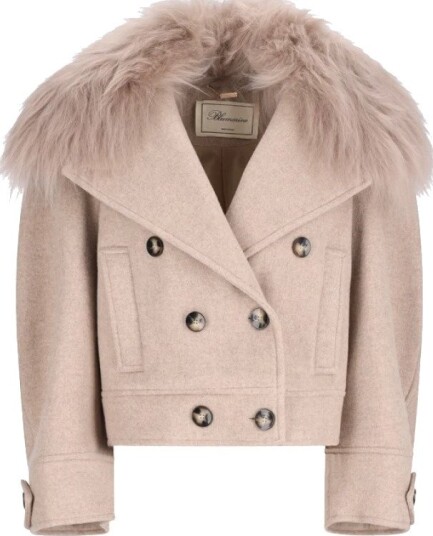 Blumarine Dame Frakker Beige S, Blumarine Dame Frakker Beige S,