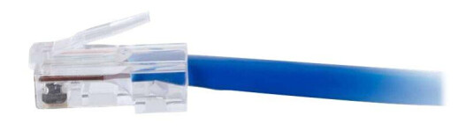 C2G Cat5e Booted Unshielded (UTP) Network Patch Cable - koblingskabel - 30 cm - blå