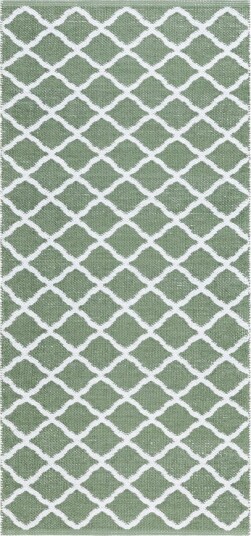 Plastteppe Hilma Wave 70x150 cm Grønn