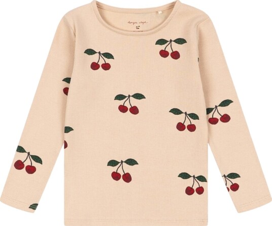 Konges Sløjd Genser Rib Ella Ma Grande Cerise Konges Sløjd 9 10 år (134 140) Genser Beige Rosa