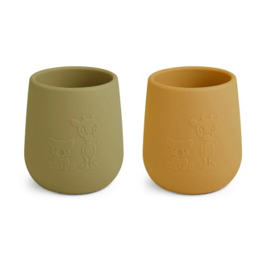 Nuuroo Olive green Dusty yellow Drikkekopp Abel / 145ml Sett med 2 stk.