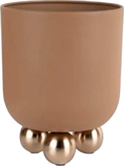 Present Time Potteplante Estilo Small Brun