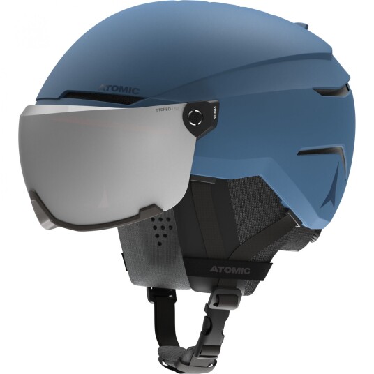 Atomic Savor Visor Stereo Skihjelm med Visir Ocean 59-63cm Atomic Savor Visor Stereo Skihjelm med Visir Ocean 59-63cm