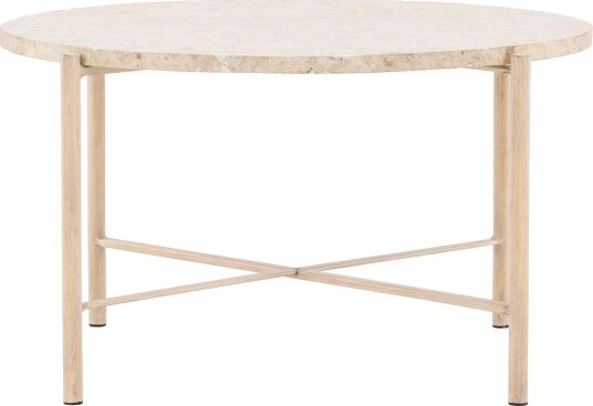 VIND Rike salongbord Beige 70 cm Beige VIND Rike salongbord Beige 70 cm Beige