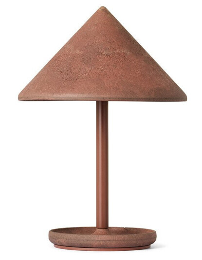 Louis Poulsen Terra Portable Bordlampe Coffee Waste Rust Red Mater
