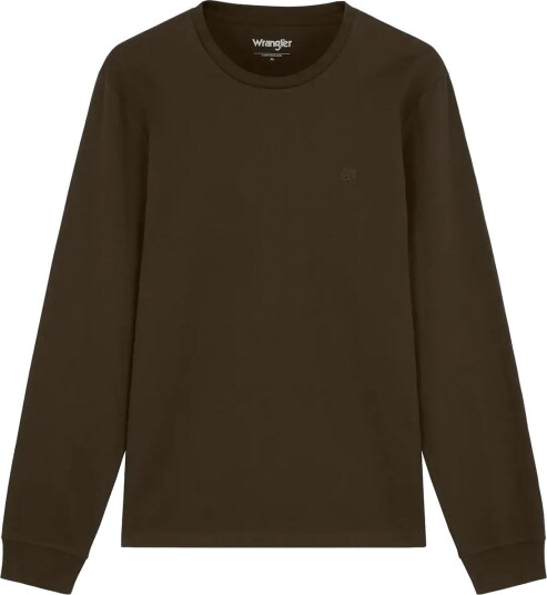 Wrangler Ls Tee   Brown   M