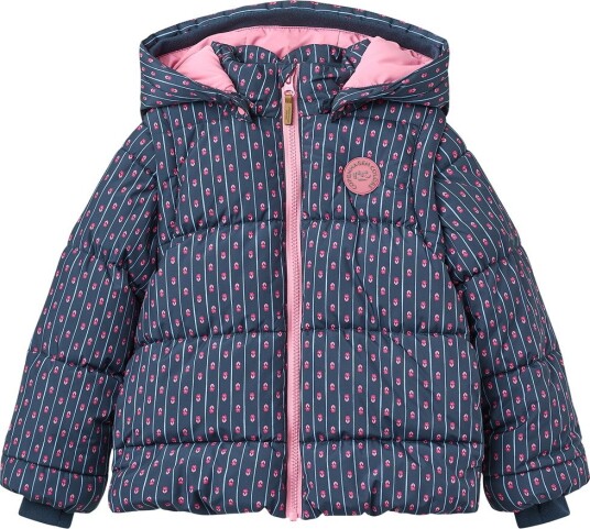 Copenhagen Colors 2 In 1 Puffer Jacket W. Removable Sleeves NAVY FLOWER AOP 128 Copenhagen Colors 2 In 1 Puffer Jacket W. Removable Sleeves NAVY FLOWER AOP 128