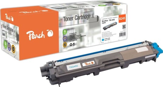 Peach-tonerkassetter som passer Brother TN-245 Lasertoner Cyan