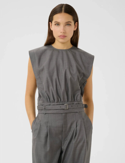 Gestuz Gzeffy Top - Grey - 40 Gestuz Gzeffy Top - Grey - 40