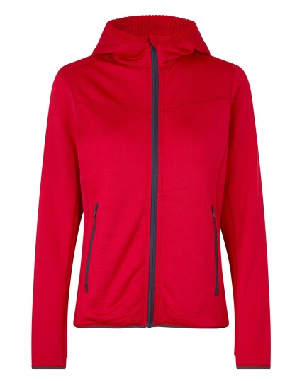ID Cardigan Stretch Comfort Women Rød
