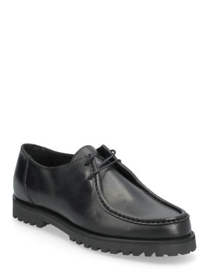 Garment Project Ollie Moc Toe Black Leather Black 46 Garment Project Ollie Moc Toe Black Leather Black 46