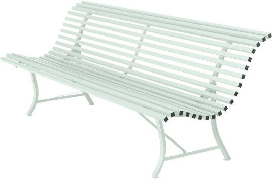 Fermob - Louisiane Bench 200 Cm Ice Mint A7 - Hagebenker - Gul - Metall Fermob - Louisiane Bench 200 Cm Ice Mint A7 - Hagebenker - Gul - Metall