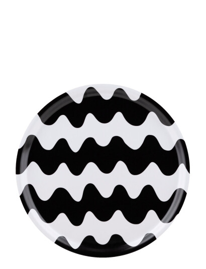 Marimekko Home Lokki Plate 20Cm   Black   Ø 20 CM