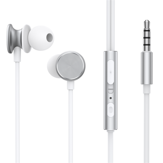 Joyroom Wired Series Jr-Ew03 Kablede In-Ear-Hodetelefoner - Sølv