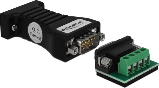Delock Converter 1 x Serial RS-232 DB9 to 1 x Serial RS-485 with ESD protection 15 kV seriell adapter RS-232 RS-485 x 1 Delock Converter 1 x Serial RS-232 DB9 to 1 x Serial RS-485 with ESD protection 15 kV seriell adapter RS-232 RS-485 x 1