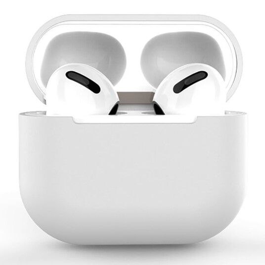 Hurtel Silikon Cover til Apple AirPods 3 Case C Hvit
