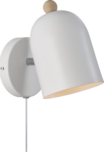 Gaston vegglampe Hvit