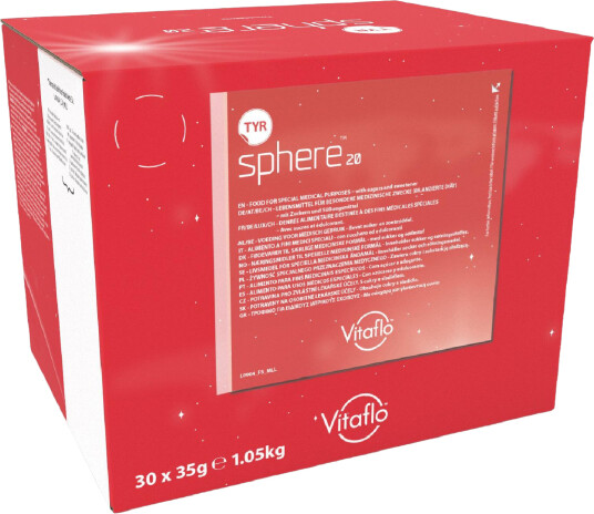 TYR Sphere 20 pulver i doseposer vanilje 30x35 g TYR Sphere 20 pulver i doseposer vanilje 30x35 g