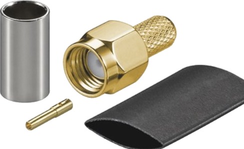 Goobay 51697, Sma, Rg-58, Rg-58, Hankjønn, Hankjønn, 50 O