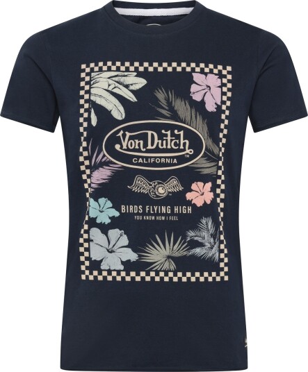Von Dutch Birds Flying Black T Shirt Von Dutch 3Xl   Black   L