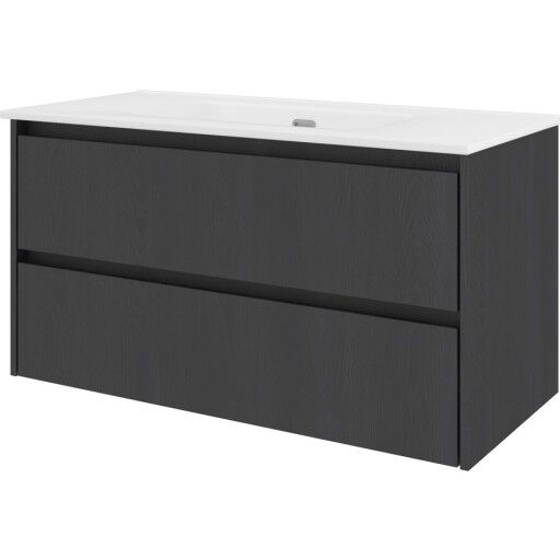 Sanibell Proline møbelpakke 101x46 cm sort eik