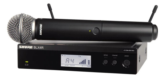 Shure BLX24R/SM58-H8E Rack Mount Wireless Handheld Microphone System Shure BLX24R/SM58-H8E Rack Mount Wireless Handheld Microphone System