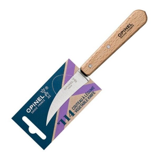 Opinel The Chef"s essentials N114 grønnsakskniv 17 cm bøk Opinel The Chef"s essentials N114 grønnsakskniv 17 cm bøk