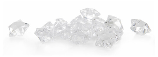 Dekor "diamant stjerner" 30mm