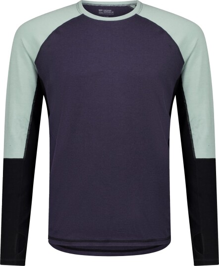 Mons Royale Men's Olympus Long Sleeve Dew/9 Iron/black S