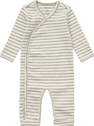 Noppies Playsuit Ls Stripe   ICEBERG GREEN   56