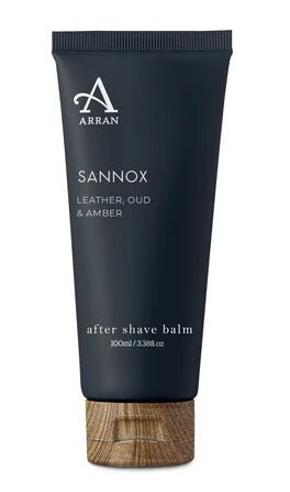 Arran Sense of Scotland Sannox Amber Oud Leather & Pink Pepper After Shave Balm