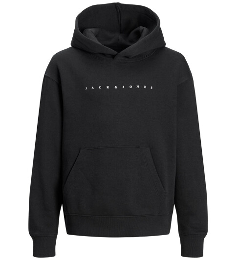 Jack and Jones Junior Star Sweat Hood Junior Sort 128