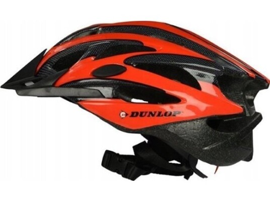 Dunlop - Justerbar Mtb Sykkelhjelm, Størrelse M 55-58 Cm (Rød-Svart) Dunlop - Justerbar Mtb Sykkelhjelm, Størrelse M 55-58 Cm (Rød-Svart)