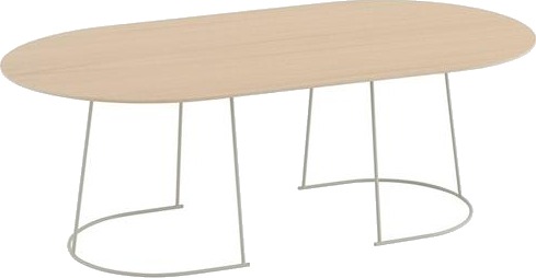 Muuto Airy Salongbord Stor Lakkert Eik/ Off White