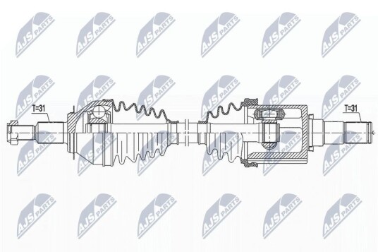 Nty Drivaksel NTY NPW MZ 074