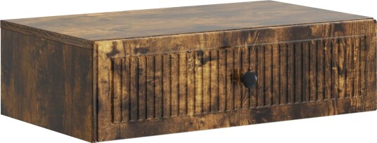 vidaXL Vegghengt Sidebord Røkt Eik 59 x 34,5 x 17 cm Konstruert tre vidaXL Vegghengt Sidebord Røkt Eik 59 x 34,5 x 17 cm Konstruert tre
