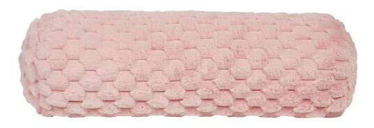 Pyntepute Rosa Fuskepels 22 x 60 cm Ensfarget mønster Moderne stil Bolsterpute Dekor Tekstiler Stue Soverom