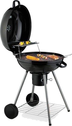 Northix XXL kulegrill med termometer og hjul