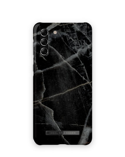 iDeal of Sweden Fashion Case Galaxy S21plus Black Thunder Marble