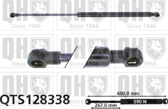 QUINTON HAZELL QTS128338 Baklukedemper