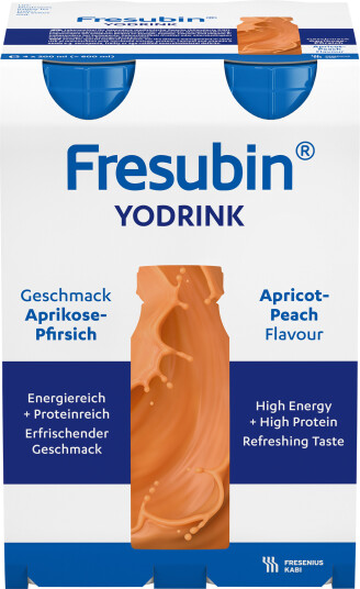 Fresubin YoDrink næringsdrikk aprikos/fersken 4x200 ml