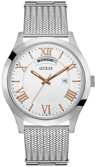 Guess Herreklokke W0923G1 Sølvfarget/Stål Ø44 mm Guess Herreklokke W0923G1 Sølvfarget/Stål Ø44 mm